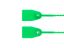 Picture of 11 1/2 Inch Standard Blank Green Pull Tight Plastic Seal - 100 Pack