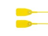 Picture of 12 1/2 Inch Blank Standard Yellow Pull Tight Plastic Seal with Steel Locking Piece - 100 Pack