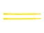Picture of 8 Inch Fixed Length Yellow Plastic Seal - 100 Pack