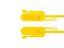 Picture of 15 Inch Tamper Evident Tear Away Yellow Plastic Seal - 100 Pack