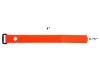 Picture of 8 Inch Orange Cinch Strap with Eyelet - 5 Pack