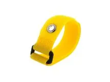 Show details for 8 Inch Yellow Cinch Strap with Eyelet - 5 Pack Picture of 8 Inch Yellow Cinch Strap with Eyelet - 5 Pack