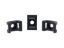 Picture of 5 mm Black Saddle Tie Mount - 100 Pack