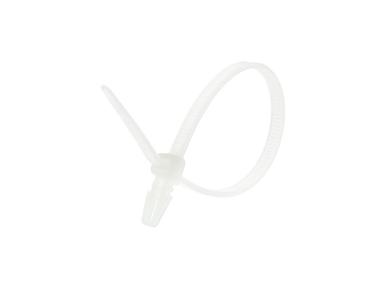 Picture of 6 Inch Natural Intermediate Push Mount Cable Tie - 100 Pack