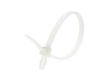 Picture of 8 Inch Natural Standard Push Mount Cable Tie - 100 Pack