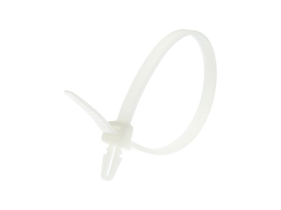 Picture of 8 Inch Natural Standard Push Mount Cable Tie - 100 Pack