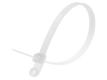 Picture of 12 1/2 Inch Natural Mount Head Cable Tie - 100 Pack