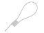 Picture of 12 Inch Silver Pull Tight Galvanized Steel Cable Seal with 1.8mm wire - 50 Pack