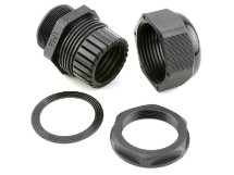 Picture of 32mm Black Nylon Cable Gland for 18 - 25mm Cable - 2 Pack