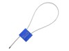 Picture of 12 Inch Blue Pull Tight Stainless Steel Cable Seal with 2.5mm wire - 50 Pack