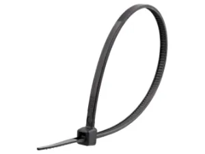 Picture of 6 Inch Nylon Cable Ties - 100 Pack, UL 94V-2, 18 Lbs Tensile Strength