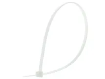 Picture of 11 Inch Nylon Cable Ties - 100 Pack, 40 Lbs Tensile Strength, 2 Inch Max Bundle Diameter