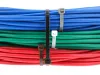 Picture of 11 7/8 Inch Cable Ties, 100 Pack, Nylon 6/6, 50 Lbs Tensile Strength, MIL-Spec, UL Rated