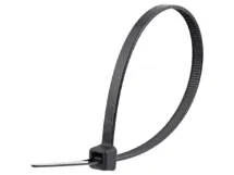 Picture of High-Temp UV Resistant Black Cable Ties - 100 Pack