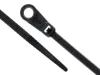 Picture of 6 Inch UV Resistant Cable Ties - 100 Pack, Nylon, 40 Lbs Tensile Strength, Screw Mount