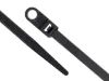 Picture of 11 Inch Mount Head Cable Ties - 100 Pack, UV Protected, Nylon, 50 Lbs Tensile Strength