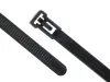 Picture of Releasable Cable Ties - 100 Pack, UV Protected, Nylon, 50 Lbs Tensile Strength
