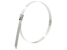 Picture of 14 Inch Stainless Steel Cable Ties - 100 Pack