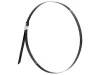 Picture of 14 Inch Black Coated Stainless Steel Cable Ties - 100 Pack