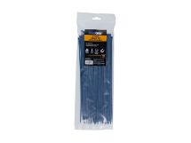 Picture of 12 Inch Blue Metal Detectable Standard Cable Tie - 100 Pack