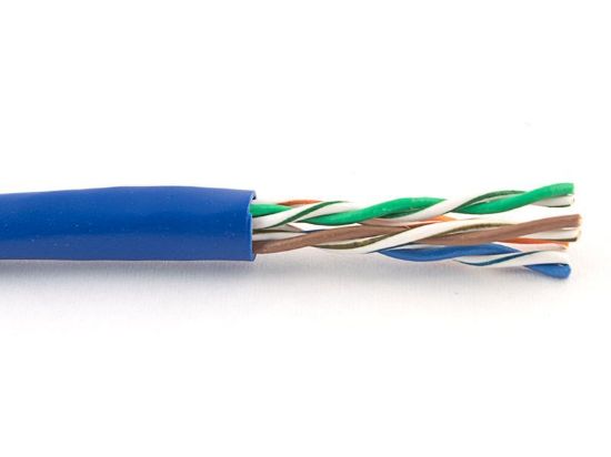 Picture of Cat5e 350Mhz Network Cable - 24 AWG Solid Copper, Plenum (CMP)