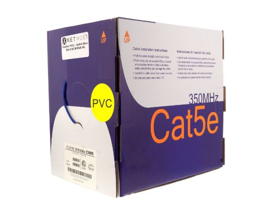 Picture of Cat5e 350Mhz Network Cable - Solid, Riser (CMR) PVC