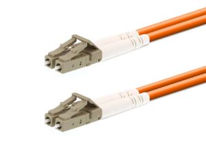 Picture of Multimode Duplex Fiber Optic Patch Cable (50/125) - LC to LC