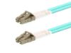 Picture of Multimode Duplex Fiber Optic Patch Cable (50/125) OM3 Aqua - Laser Opt - LC to LC