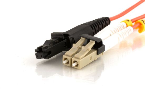 Picture of Multimode Duplex Fiber Optic Patch Cable (62.5/125) - Mini LC to MTRJ