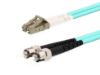 Picture of Multimode Duplex Fiber Optic Patch Cable (50/125) OM3 Aqua - Laser Opt - LC to ST