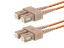 Picture of Multimode Duplex Fiber Optic Patch Cable (50/125) - SC to SC
