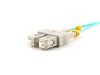 Picture of Multimode Duplex Fiber Optic Patch Cable (50/125) OM3 Aqua - Laser Opt - SC to SC