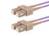 Picture of Multimode Duplex OM4 Fiber Optic Patch Cable (50/125) - SC to SC