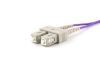 Picture of Multimode Duplex OM4 Fiber Optic Patch Cable (50/125) - SC to SC