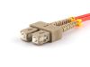 Picture of Multimode Duplex Fiber Optic Patch Cable (62.5/125) - ST to SC