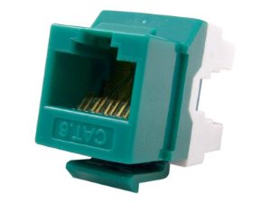 Picture of CAT5e Keystone Jack 180 Degree 110 UTP