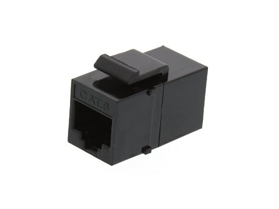 Picture of RJ45 Cat6 Keystone Jack - Pass Through Panel Mount