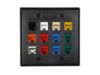 Picture of 12 Port Keystone Faceplate - Dual Gang