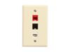 Picture of 3 Port Keystone Faceplate - Single Gang