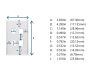 Picture of 4 Port Keystone Faceplate - Single Gang