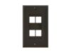 Picture of 4 Port Decorex Face Plate Insert