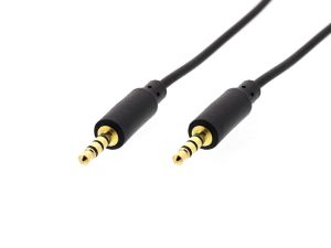 Picture of Slim AUX Stereo Audio Cable w/ Microphone Support