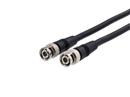 Picture of RG6 Coaxial Patch Cable - BNC, Black