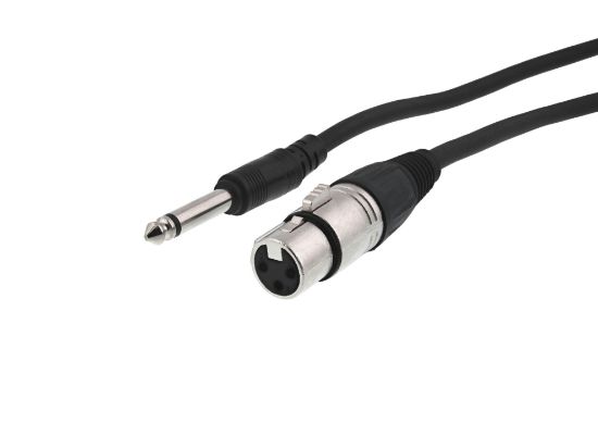 Picture of XLR Female to 1/4 Mono Plug