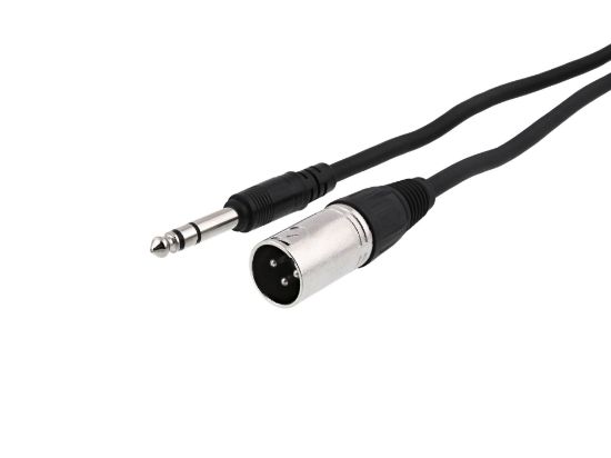 Picture of XLR Male to 1/4 Stereo Plug